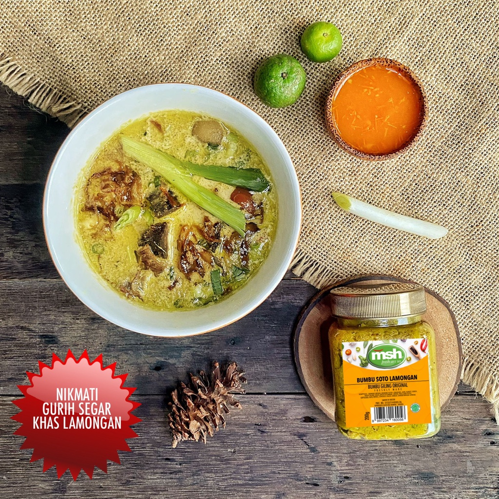 

Premium MSH Bumbu Soto Lamongan 200g Plus Koya