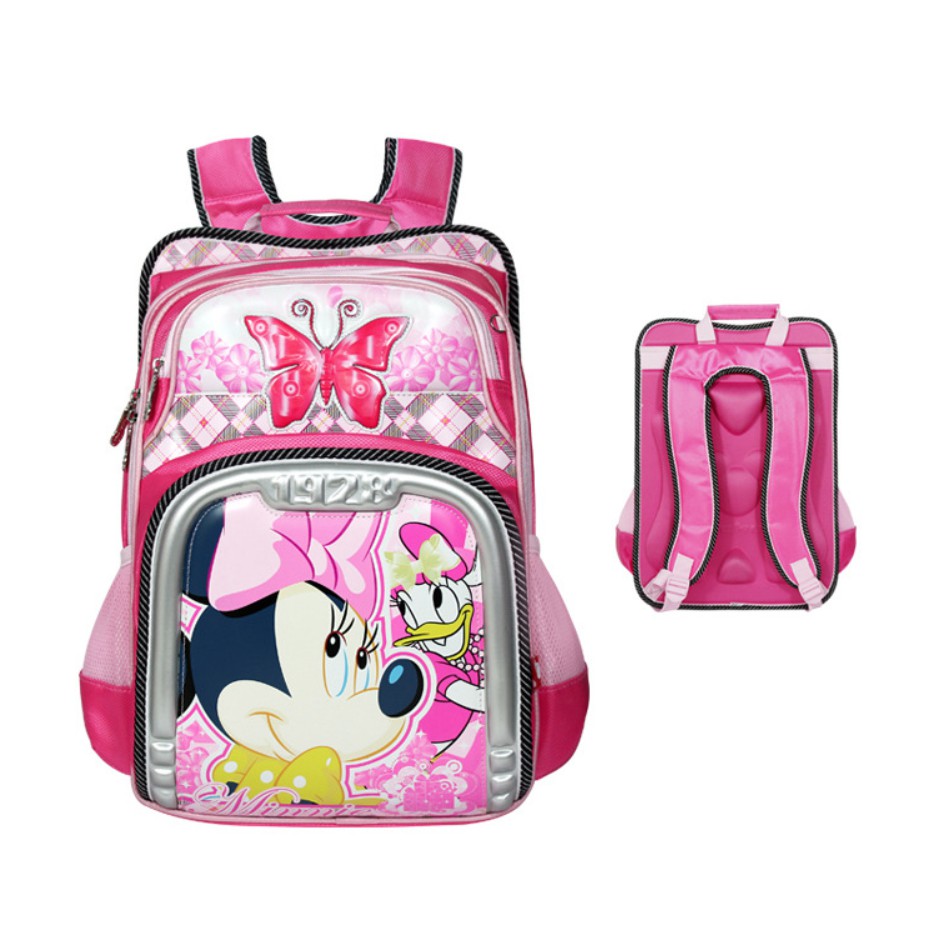 Tas Sekolah model Ransel / Tas Backpack Mickey Minnie ORIGINAL UKURAN BESAR