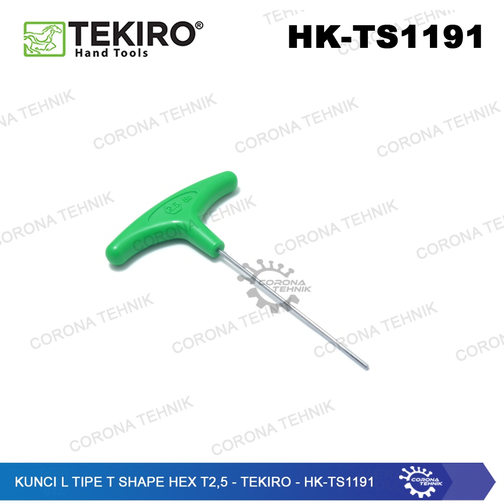 T2.5 - Kunci L Tipe T Shape Hex - Tekiro