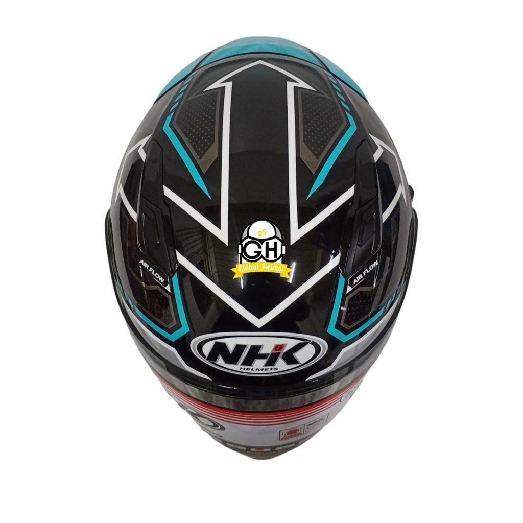 NHK HELM S1 GP PRO REVENGE SPEED BLACK TOSCA GPPRO DOUBLE VISOR DD-RING