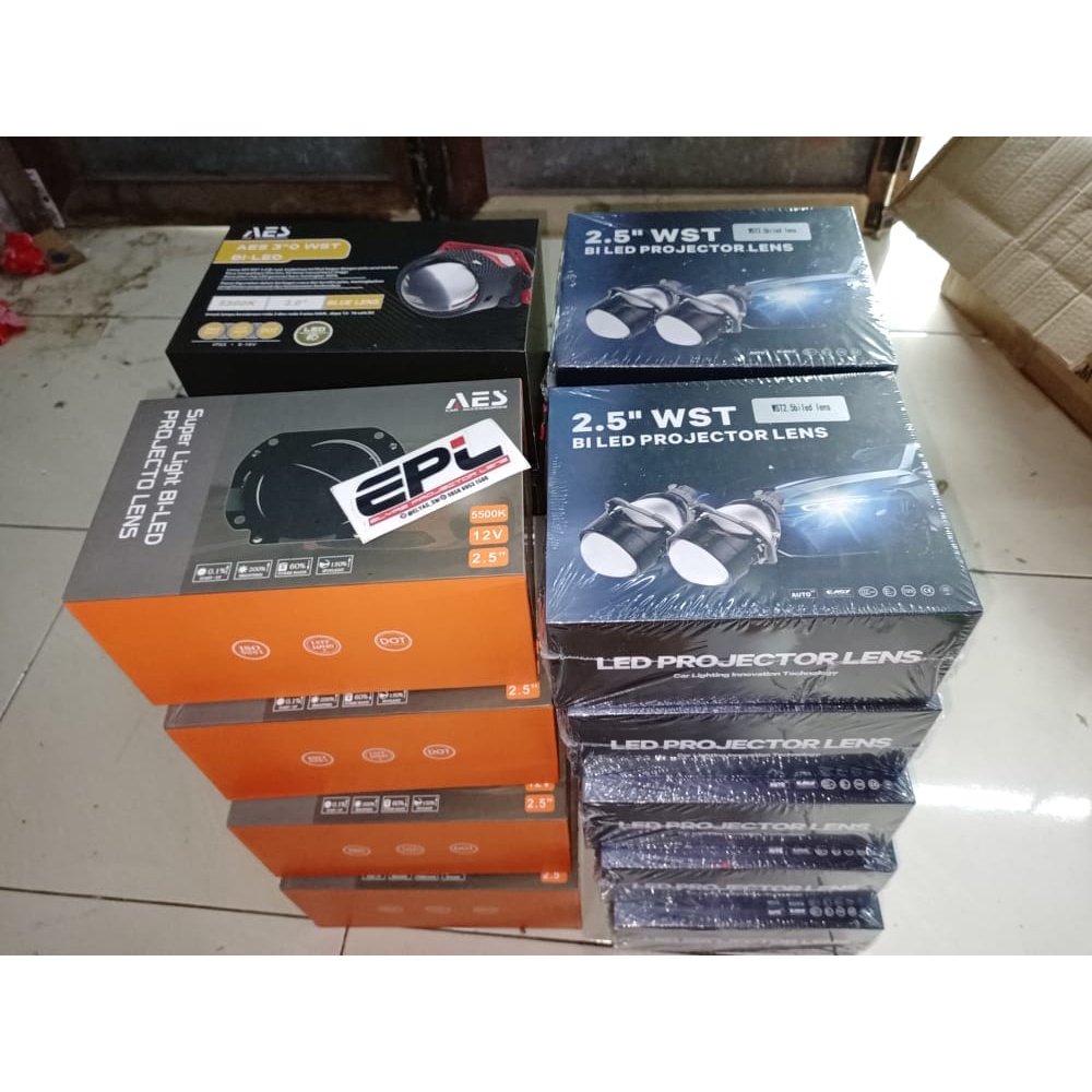 Proji led Biled projector wst IPHCAR 2'5inch Mh1 bluelens