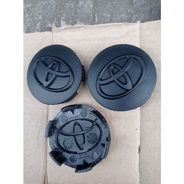Dop roda Tutup velg Toyota avanza Veloz Rush hitam diameter 5,8 CM