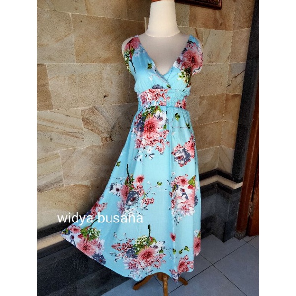 DRESS MOZA SINGLET|DRESS WANITA|DRESS MOTIF KHAS BALI