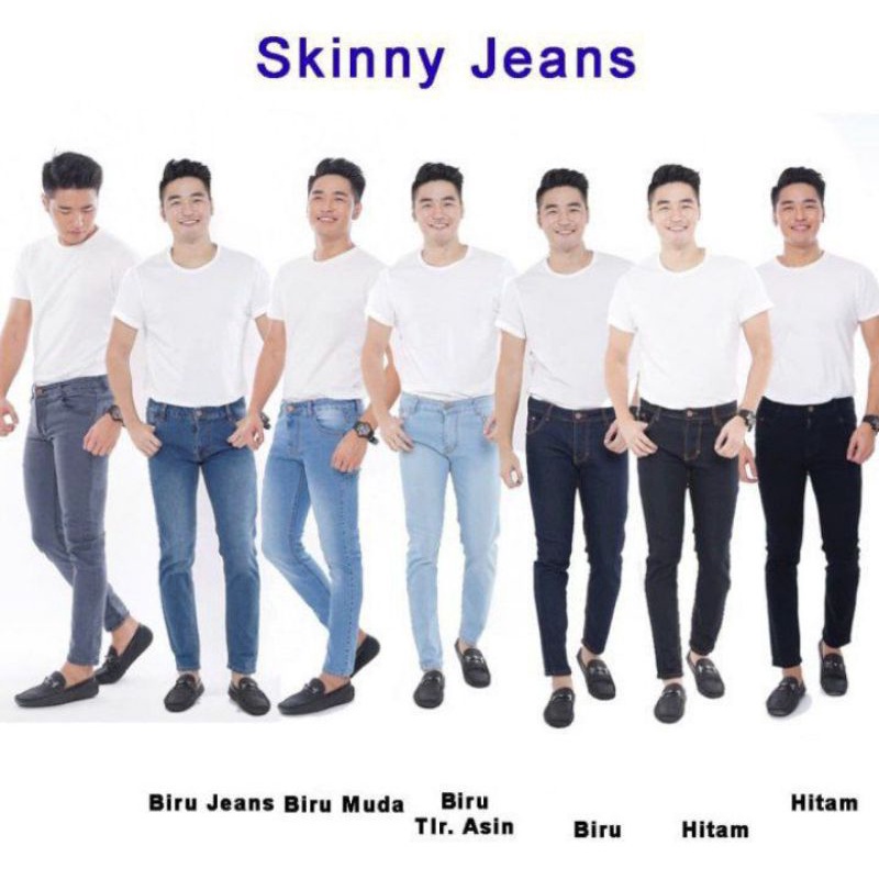 COD CELANA JEANS PANJANG PRIA SKINNY / JEANS PRIA POLOS / CELANA PRIA