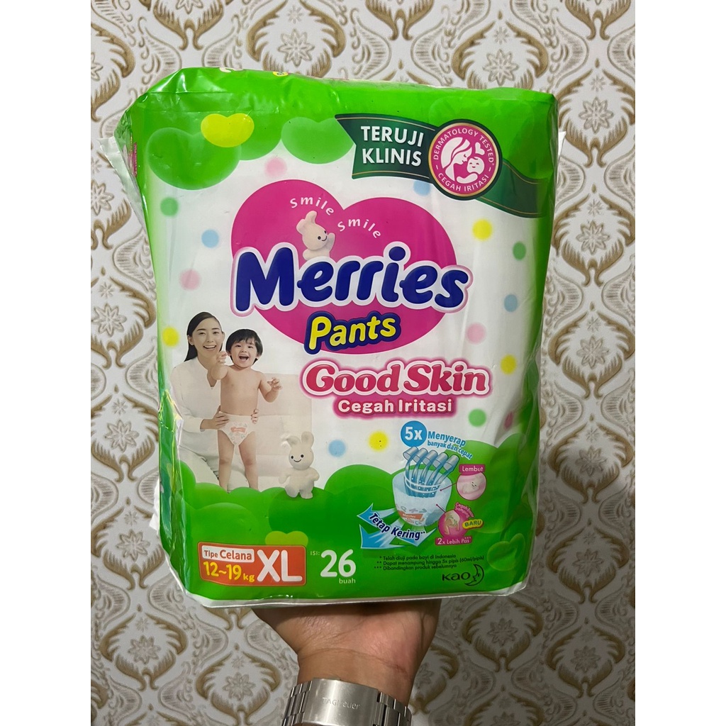 Merries Pants Good Skin S40/M34+2/M34/L30/XL26/XXL28/Jumbo M50/L44/XL38