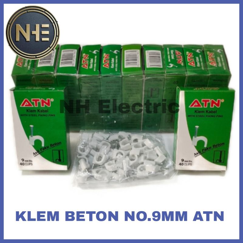 Klem Kabel No.8mm Atn - Klem Kabel Paku Beton No.8mm Atn