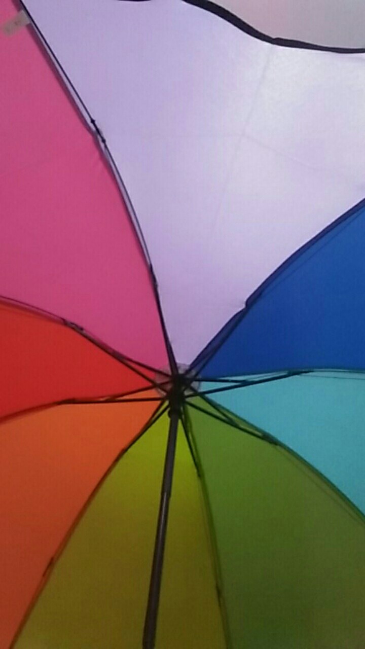 Payung Lipat 3 Dimensi Magic Pelangi Basah Keluar Kembang