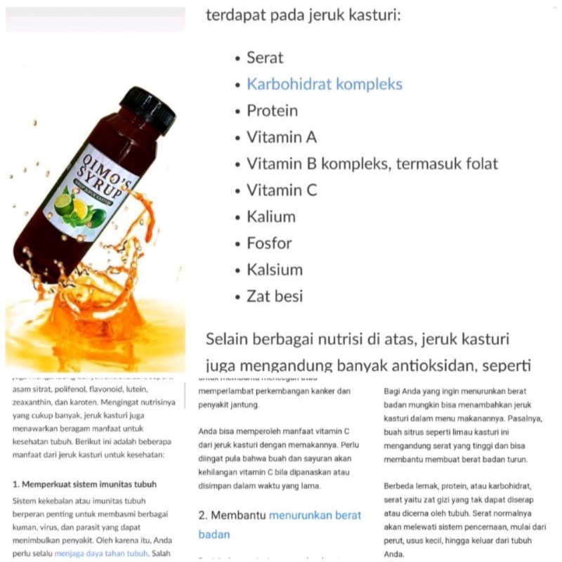 

sirup kasturi