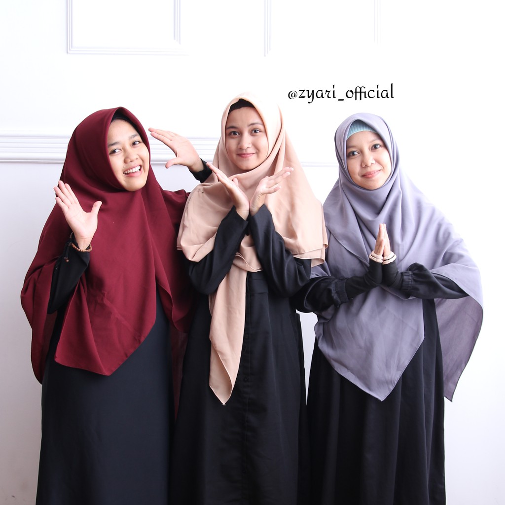 Square Wolfis 130x130 (jilbab segiempat wolfis syari ukuran 130)