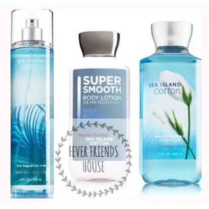 BATH AND BODY WORKS - PACKAGE (Sea island cotton)