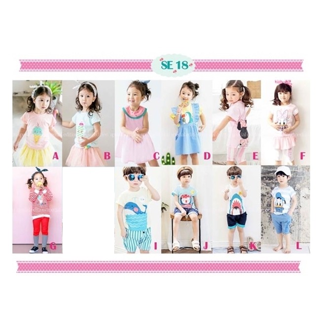 SE18 BAJU ANAK SPECIAL EDITION 18 DRESS ANAK / SETELAN ANAK