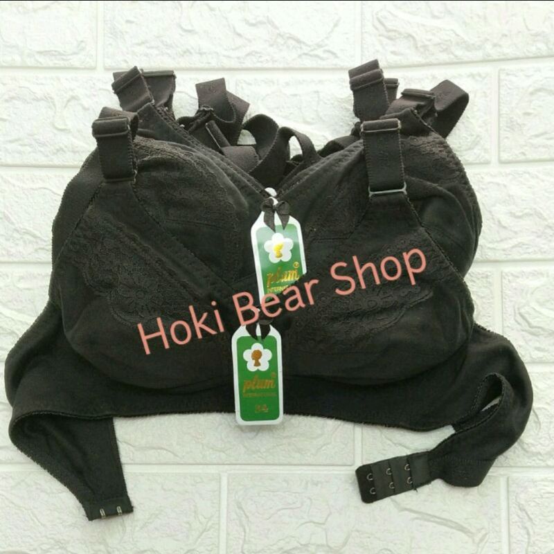 1PTG BH PLUM 059 HITAM SIZE 44 JUMBO | BRA PLUM JUMBO