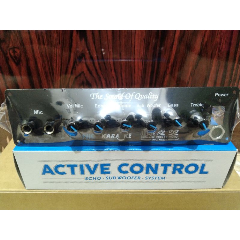 Tone control subwoofer echo mic speaker aktif type 226 active control speaker