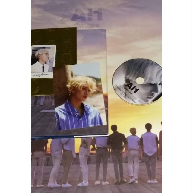 [SALE FULLSET + POSTER] SEVENTEEN Album Al1 / All Alone version + postcard + photocard + sticker