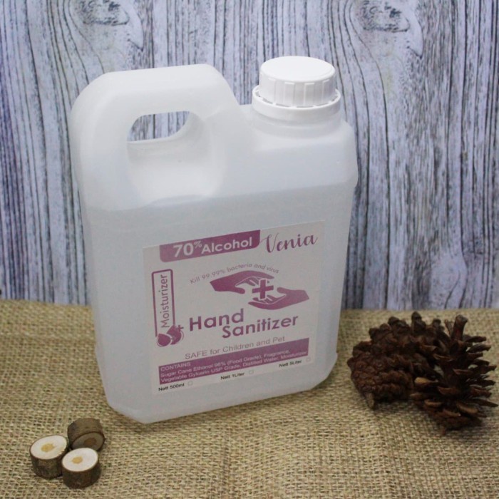 

Hand Sanitizer aman tertelan, bahan food grade, standar WHO - BARU