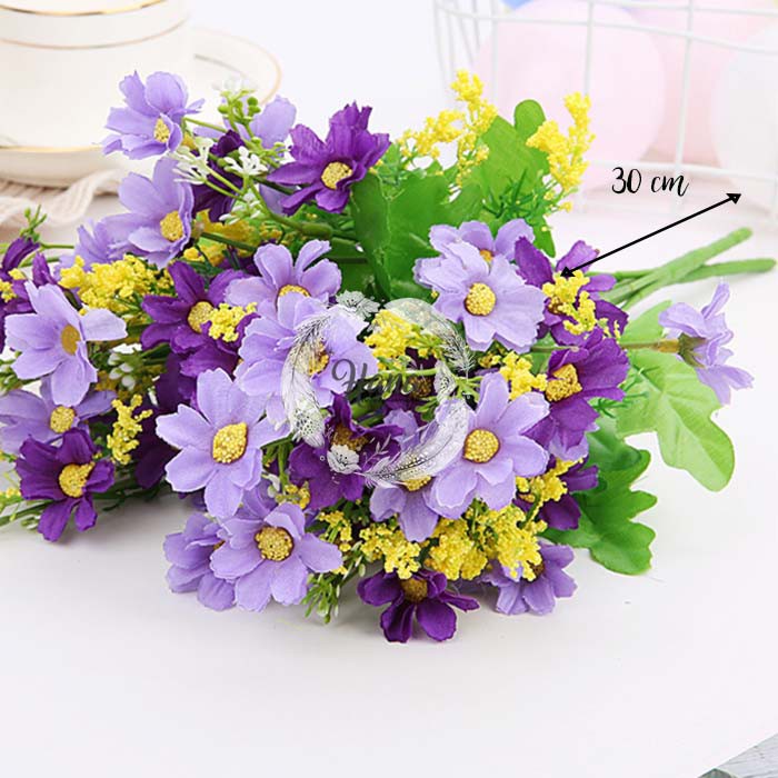 Bunga krisan mini/ Daisy artificial flower / bunga plastik shabby chic-2