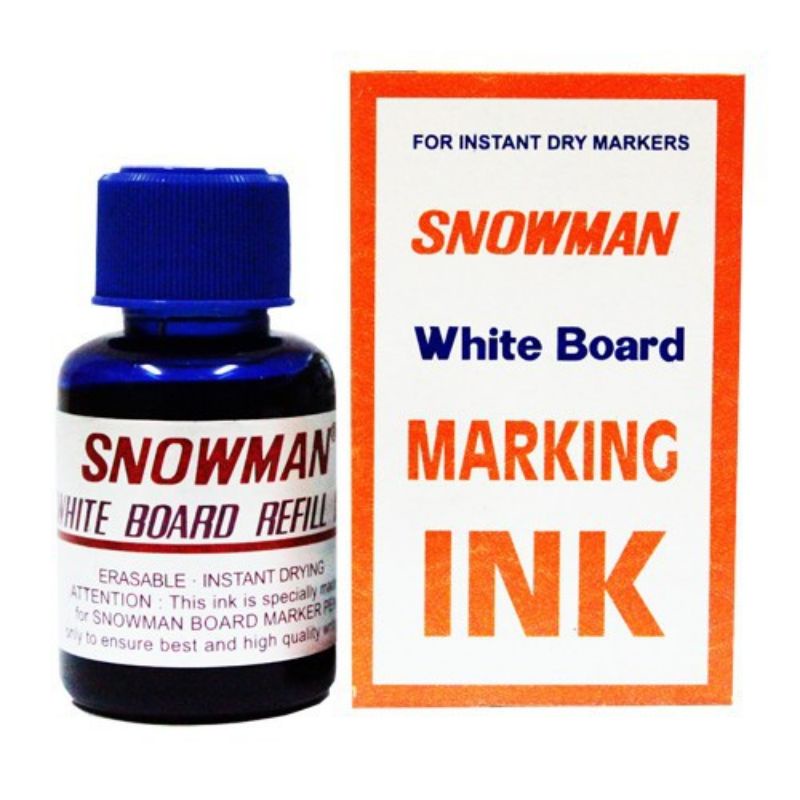 TINTA SPIDOL WHITEBOARD SNWOMAN / SNOWMAN WHITE BOARD MARKING INK