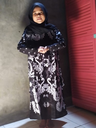 Batik Couple Keluarga Sania Ruffle Ori Ndoro Jowi~motif Gurita