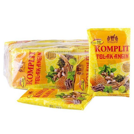 Jamu Komplit Sidomuncul Tolak Angin Original 1 Renceng Isi 10 Sachet / Jamu Komplit Tolak Angin / Si