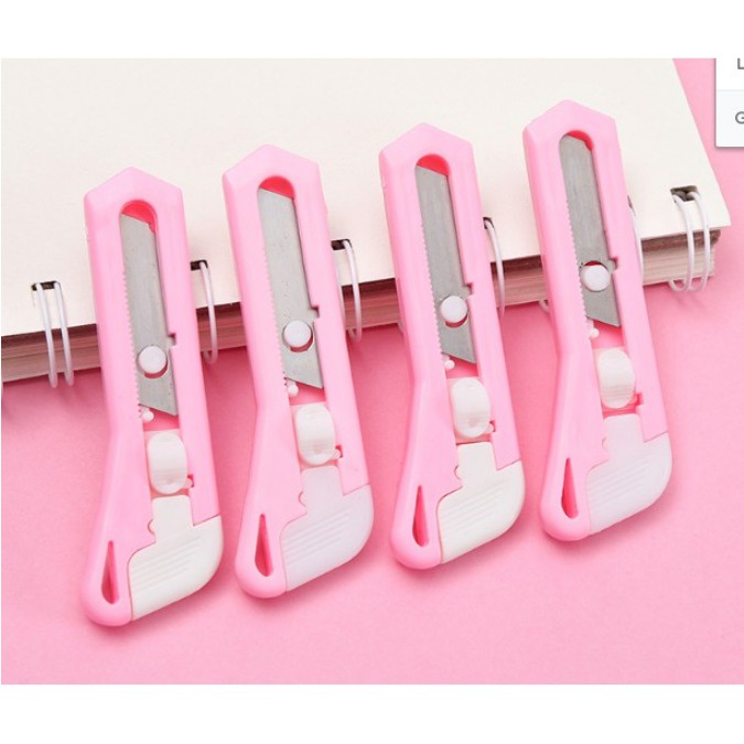 NunuLisaTan - IMPORT cutter kecil travel lucu love mini small knife office travel