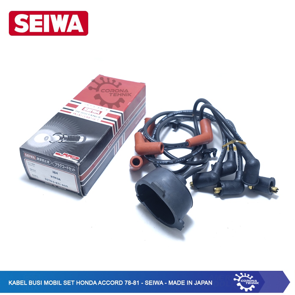 Seiwa - Kabel Busi Mobil Set Honda Accord 78-81 - Made in Japan