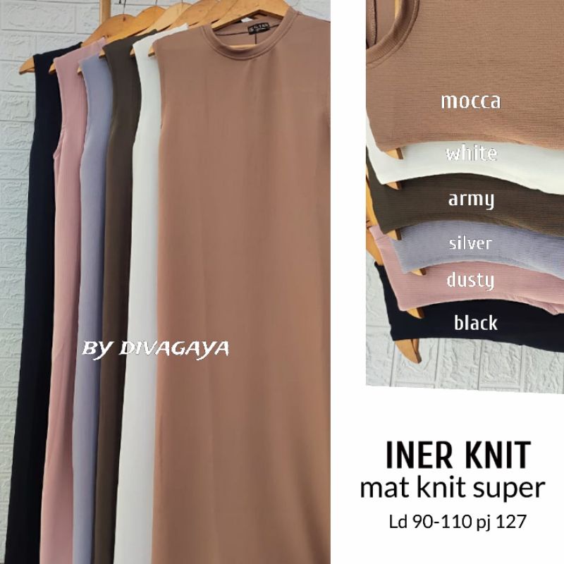 INER KNIT TANPA LENGAN BARU