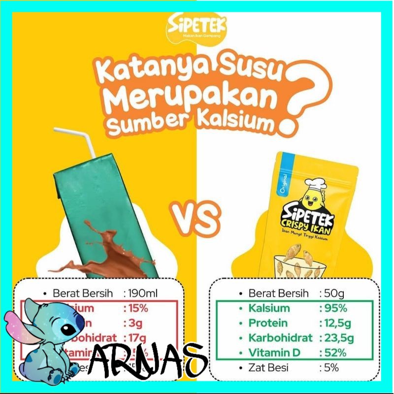 

BELI 5 GRATIS 1 crispy ikan sipetek , sipetek bonitang , cemilan AV