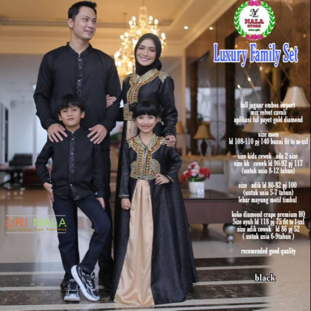 Couple Luxury family black/handara77