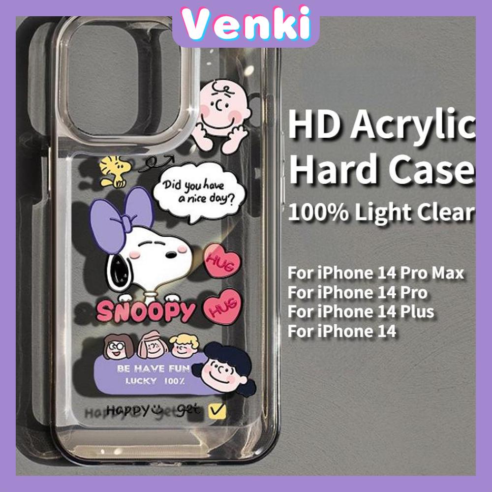 iPhone Case HD Acrylic High Quality Hard Shell Metal Button Protection Camera Shockproof Cartoon Cute Compatible with iPhone 14 Pro Max 14 Plus 13 Pro Max 12 Pro Max 11 XR 7Plus