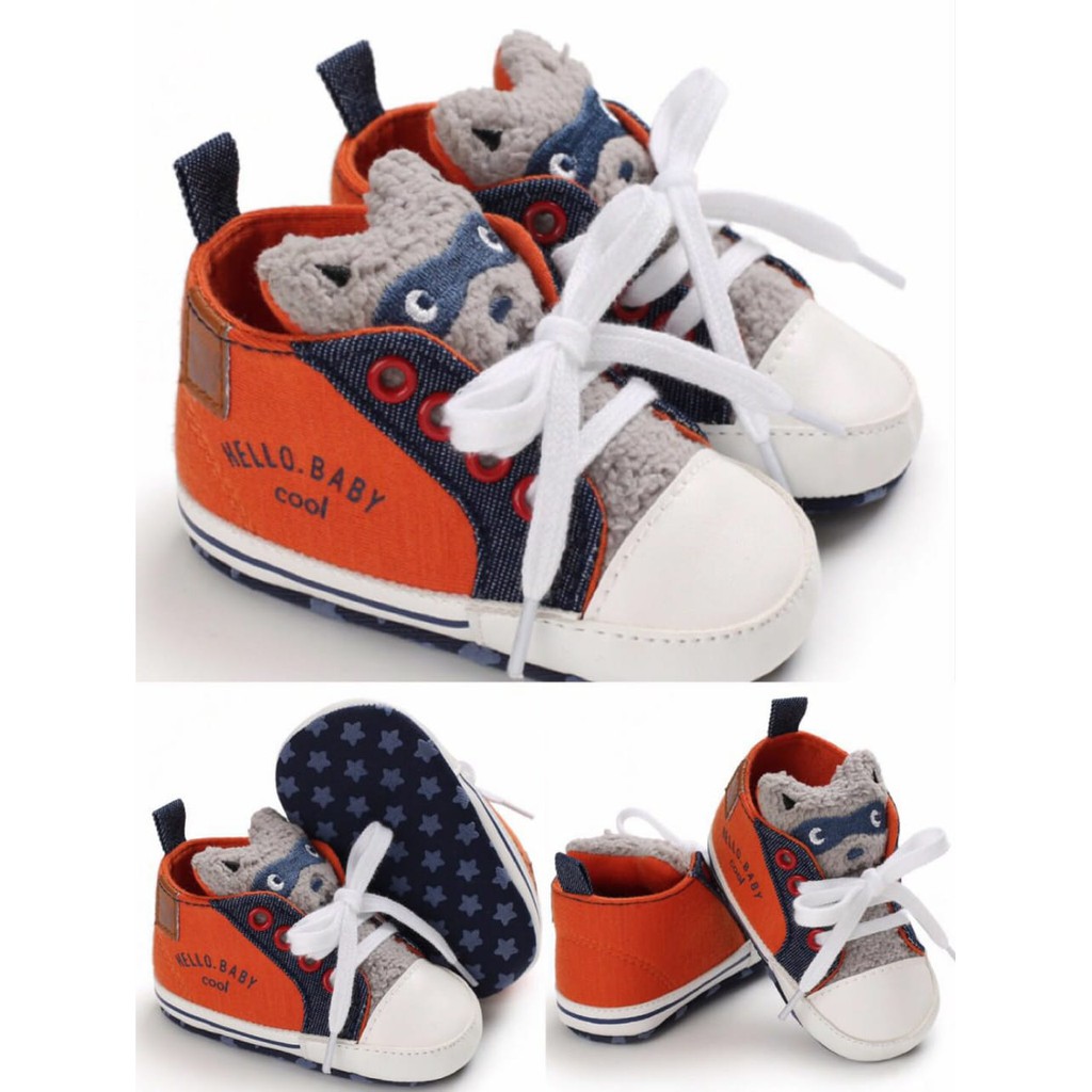 SEPATU BAYI LAKI LAKI IMPORT PREWALKER BAYI Happy Cool