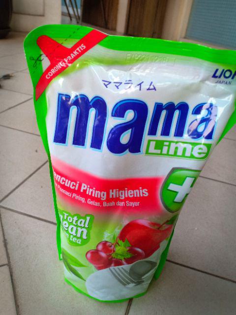 Mama Lemon Liquid Pouch Sabun Pencuci Piring 800ml