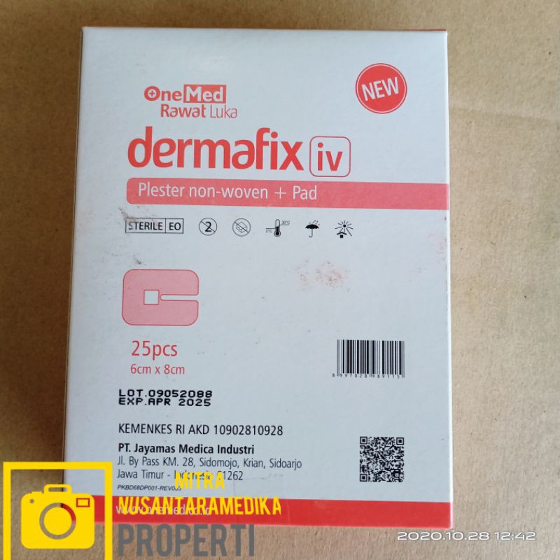 Dermafix IV plester 6 x 8 cm