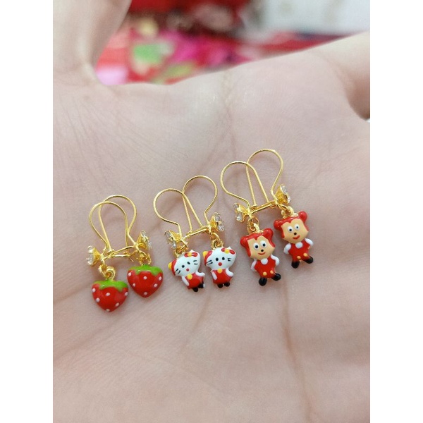 ANTING ANAK CAT PERAK 925 IMPORT