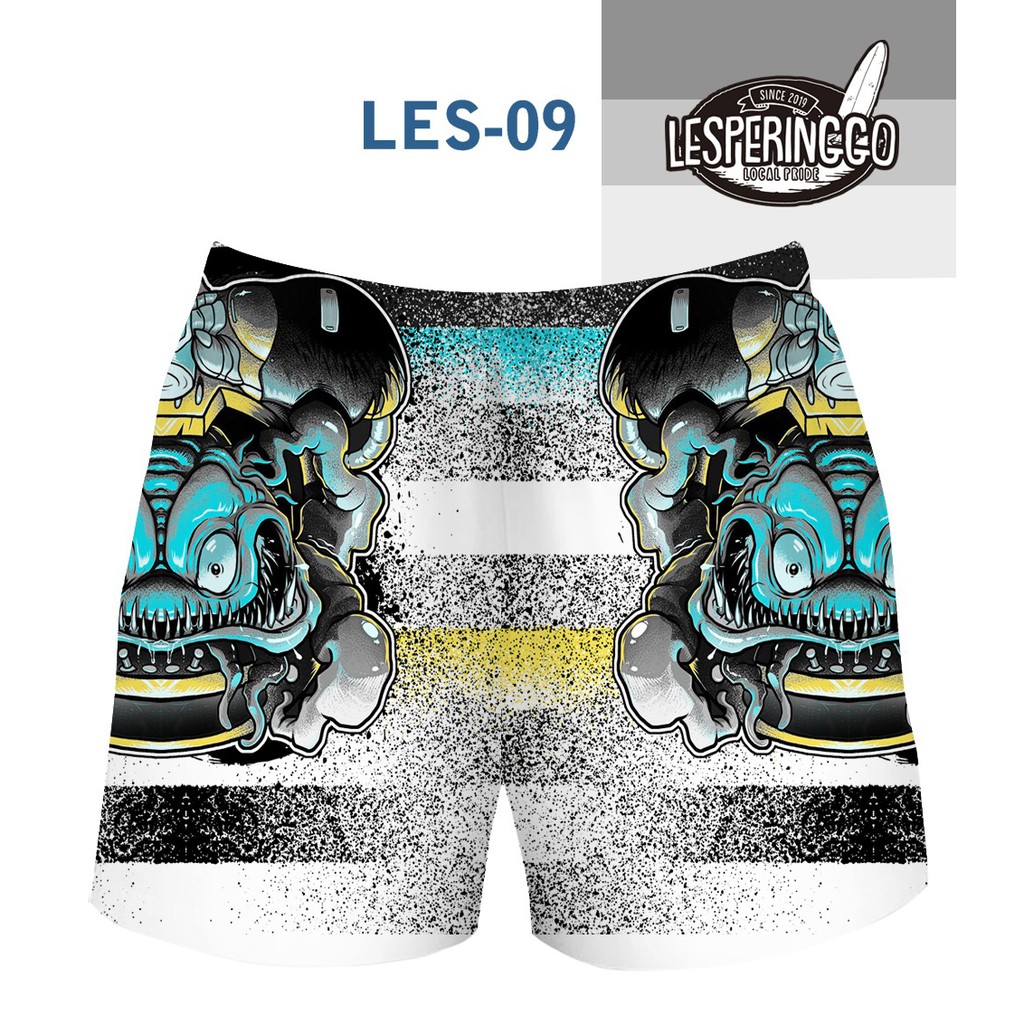 (COD) Boxer pria dewasa / celana pantai / celana surfing bahan katun premium-4