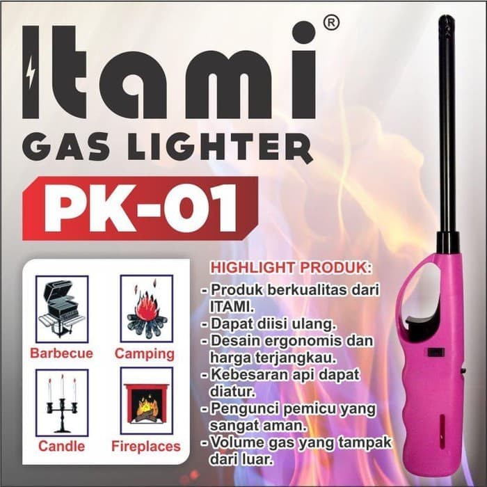 PEMATIK ITAMI // GAS LIGHTER // PEMATIK GAS KOMPOR KOREK API