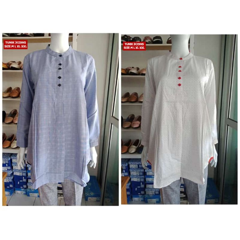 TUNIK WANITA THREE COINS BRANDED MATAHARI MURAH TNKTC226