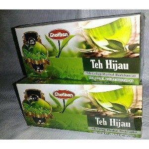 

Teh Celup Hijau - Green Tea Gholiban 20 shacet