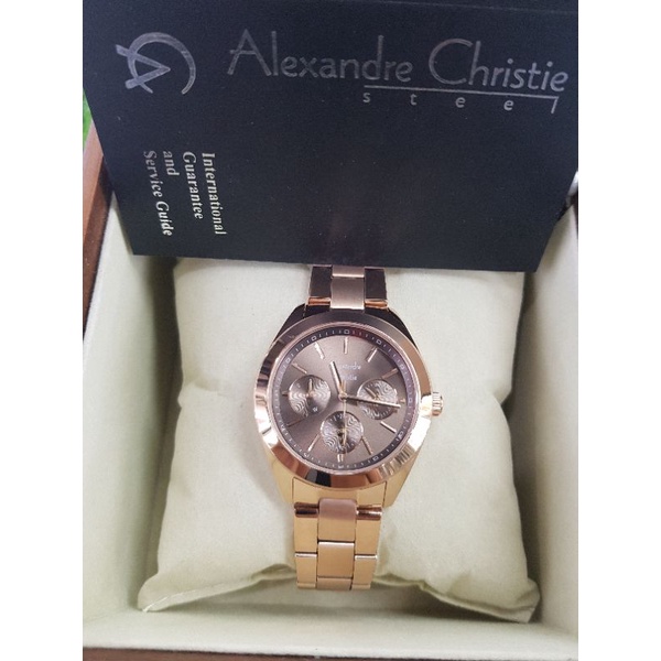 alexandre christie 2950bf rosegold wanita