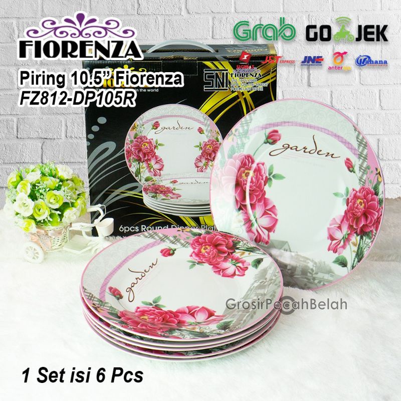 Piring ceper keramik 10,5 inch Fiorenza FZ812-DP105