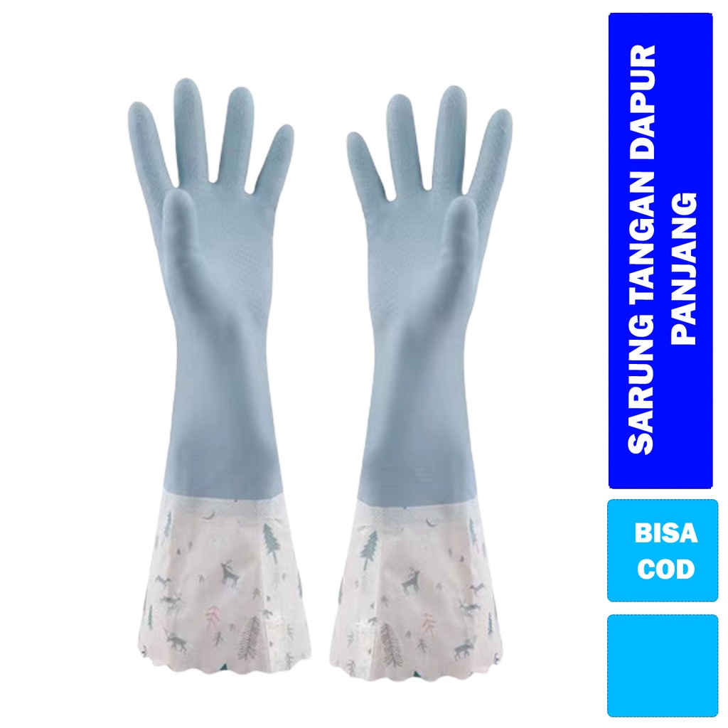 Sarung Tangan Anti Air / Sarunga Tangan PVC / Sarung Tangan Cuci Piring