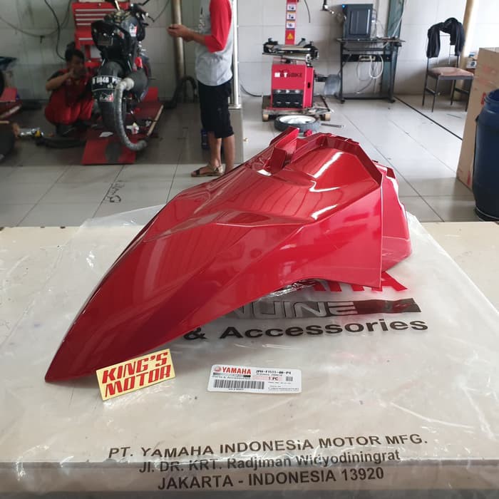 SPAKBOR DEPAN MIO M3, MIO Z MERAH ASLI YAMAHA