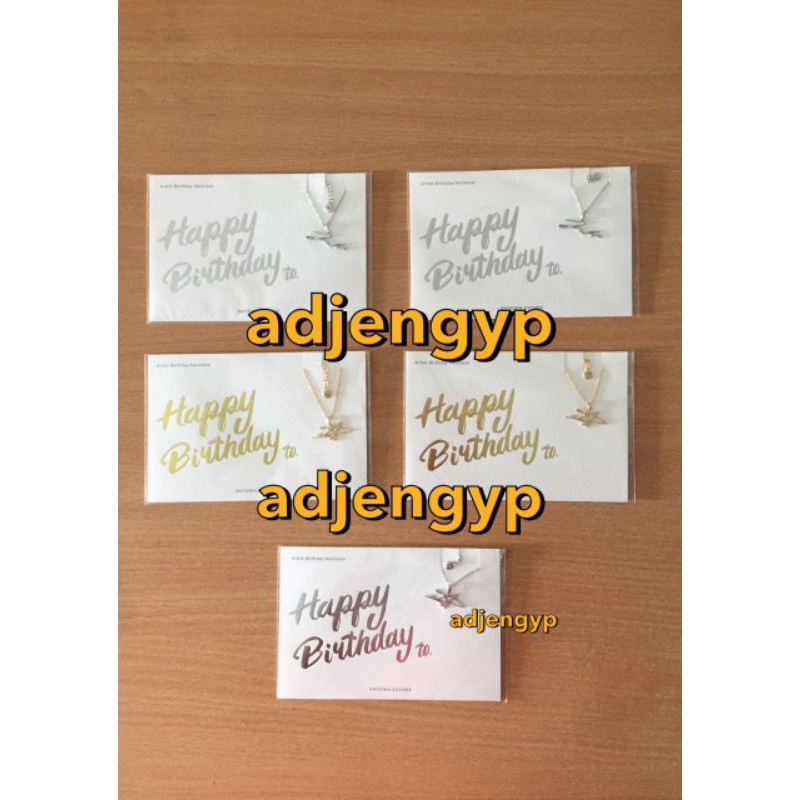 [READY STOCK] Birthday Necklace - MARK JAEMIN NCT DREAM MURAH RARE LANGKA