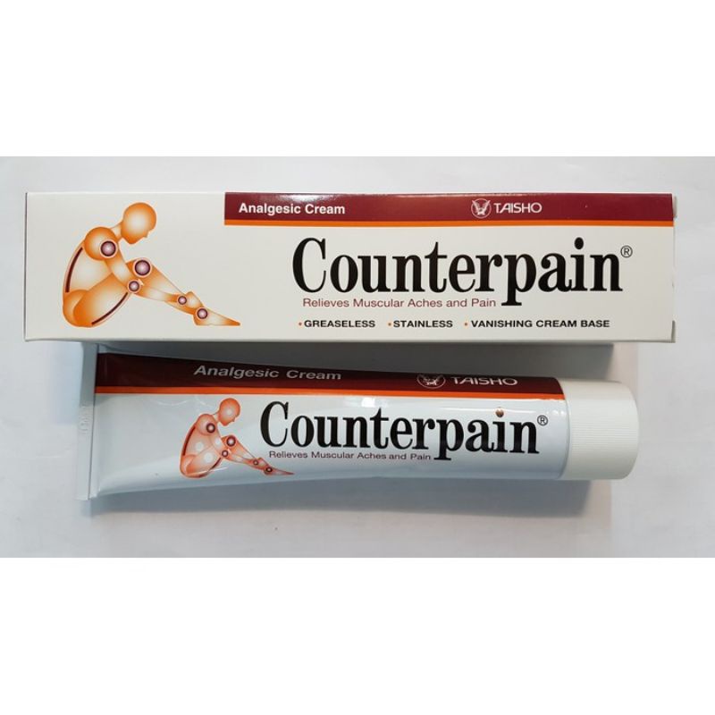 Counterpain Cream Krim Pereda Nyeri Otot,Pegal,Linu,Keseleo  30 gr | 60 gr