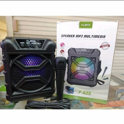 Speaker Bluetooth Karaoke Wireless Fleco F-625 6,5 Inch FREE MIC / Speaker Karaoke Fleco Bonus Mic