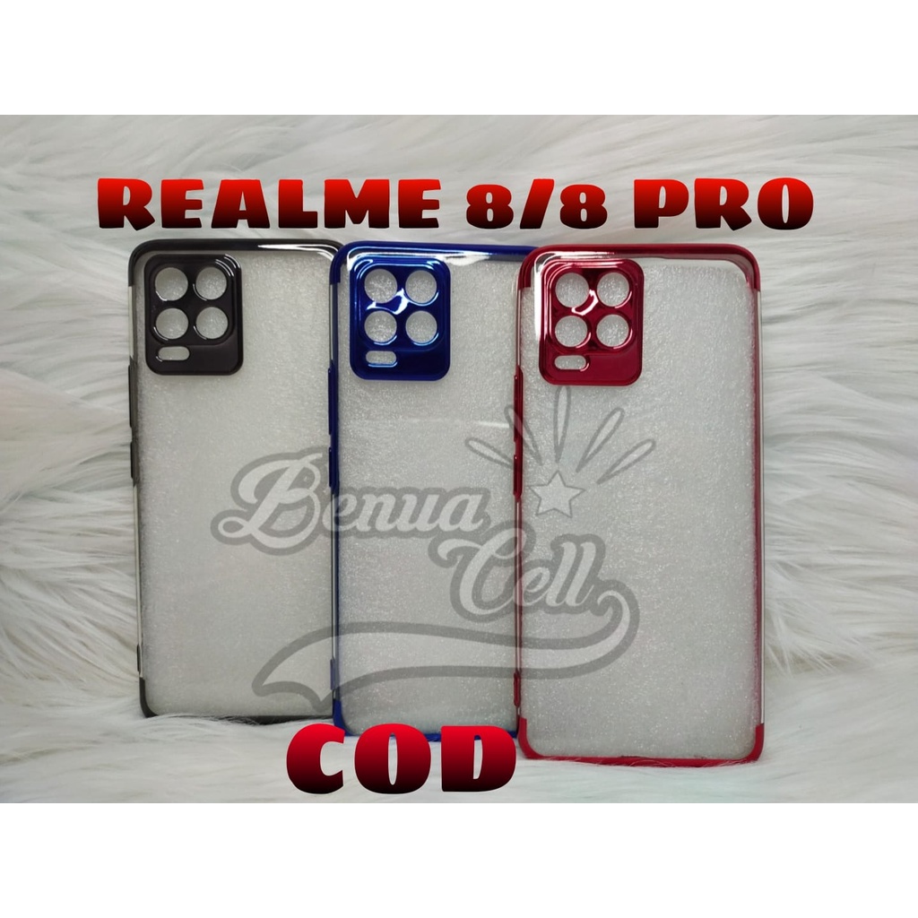 REALME 7, REALME 8 8PRO SOFTCASE SHINING CHROME PREMIUN REALME 8PRO REALME 7 8 - BC