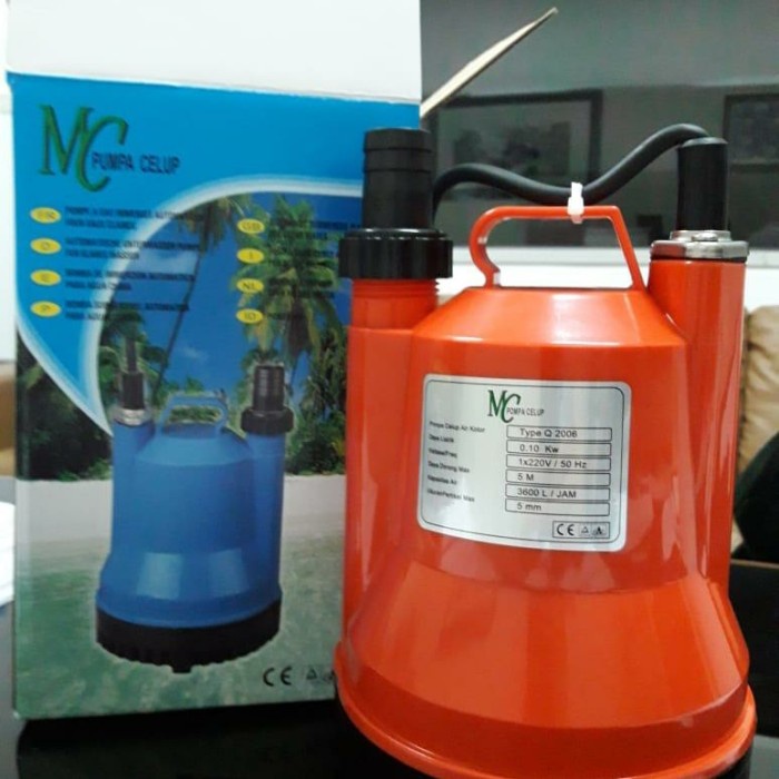 Mesin Pompa Air Celup 100Watt Pompa Submersible MC Pump Kolam Ikan