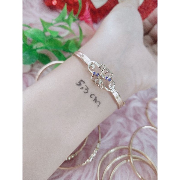 Gelang SWASA BAYI BALITA REMAJA Dewasa Kurus size 5cm  permata ZICRON