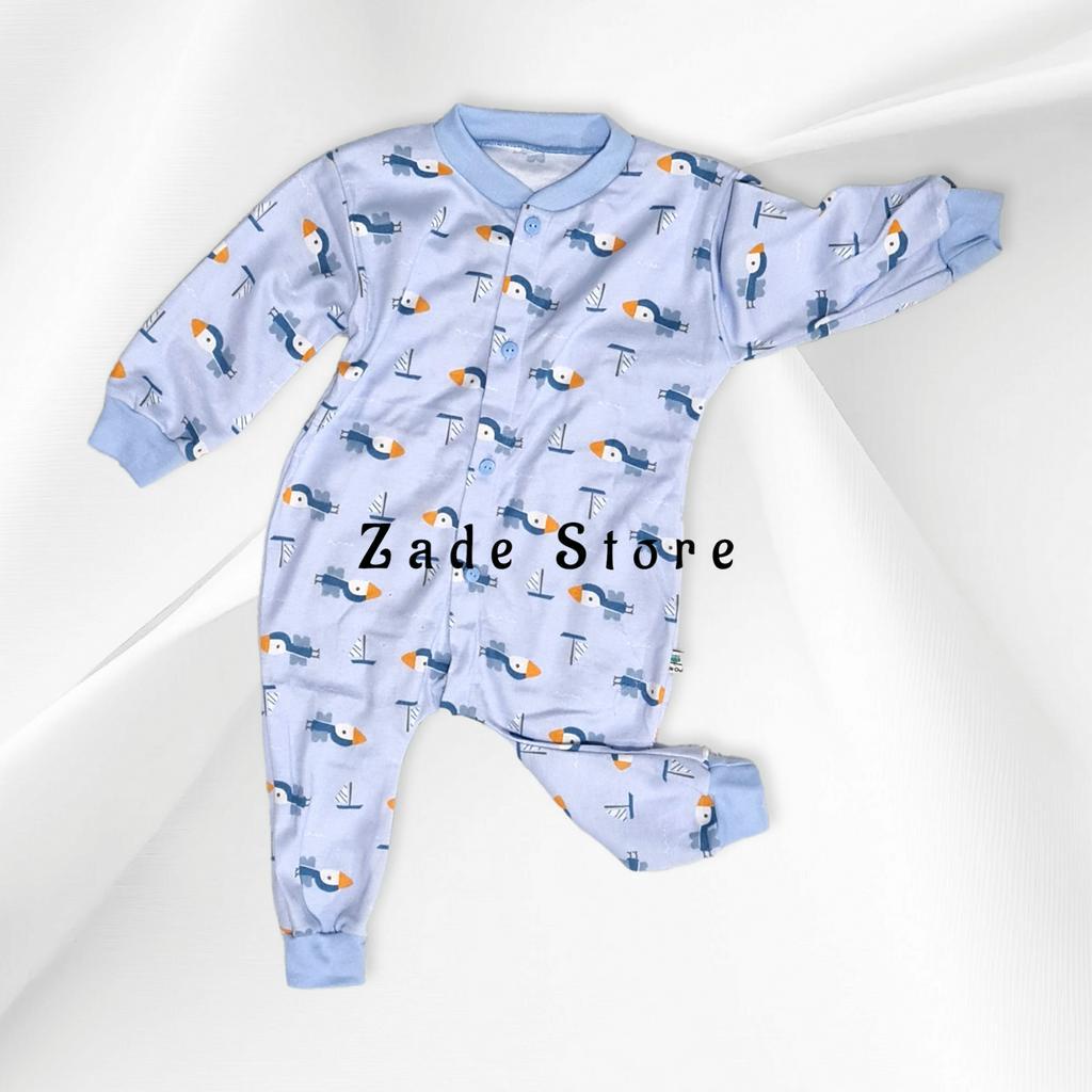 Sleepsuit bayi kaki Buka LITTLE OWL SNI 0-12 Bulan Baju Bayi lengan Panjang newborn Baju Anak bodysuit jumper panjang baju tidur