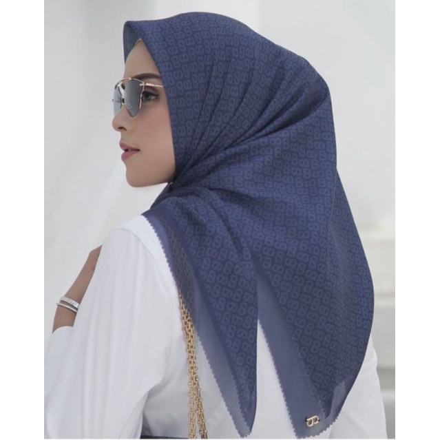 Buttonscarves tapis oxford blue