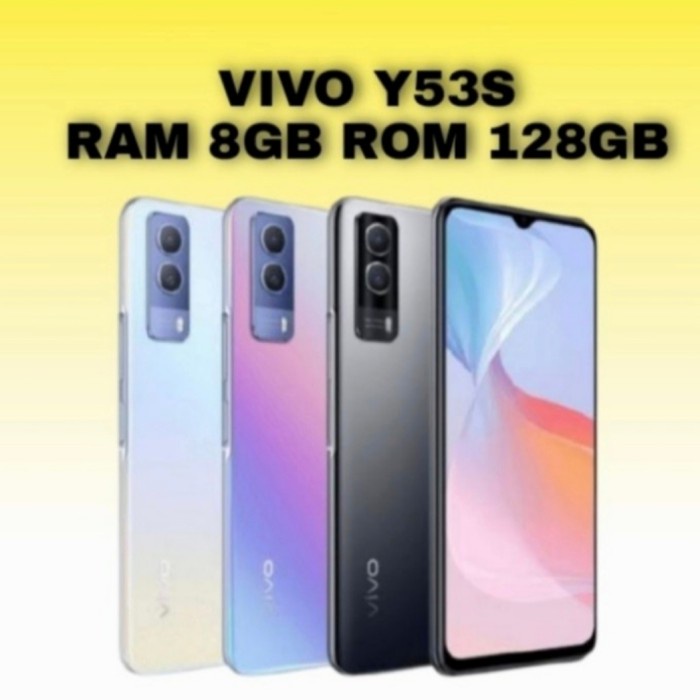 HP VIVO Y53s 8/128 GB - VIVO Y 53 s RAM 8GB ROM 128GB GARANSI RESMI - Deep Sea Blue-1